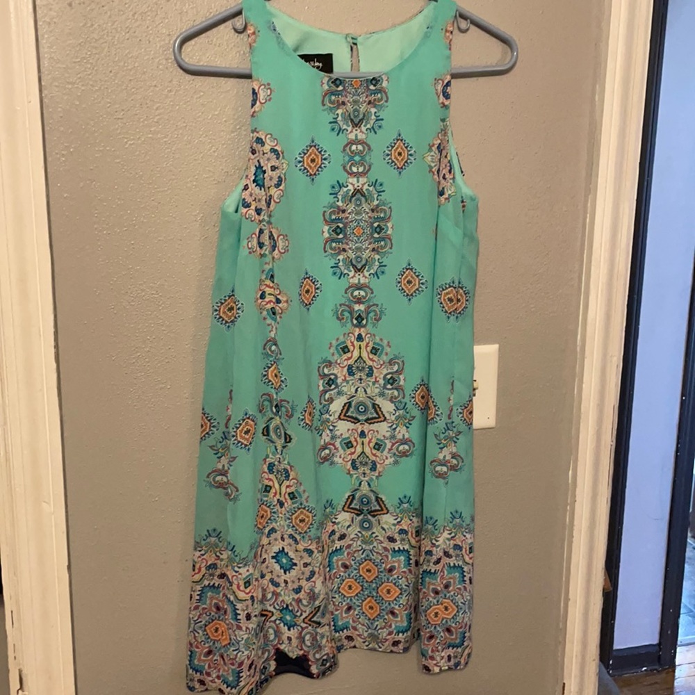 Adorable boho print sundress